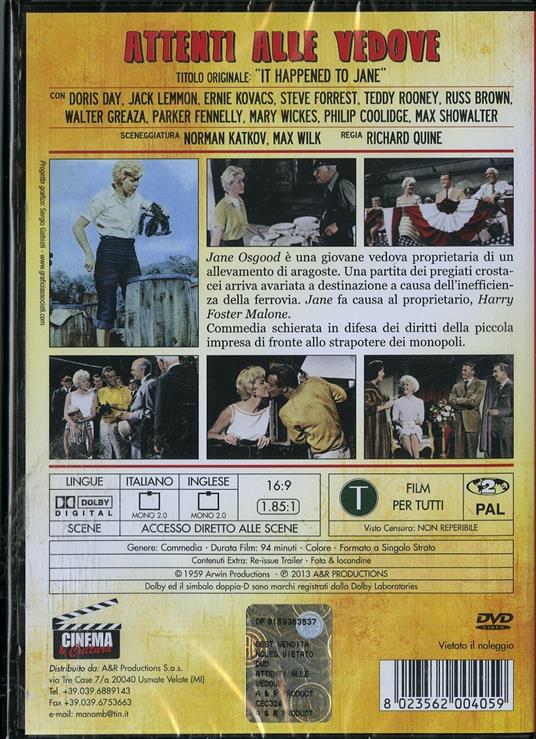 Attenti alle vedove di Richard Quine - DVD - 2