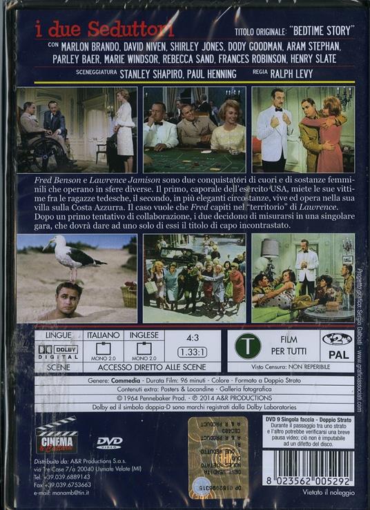 I due seduttori di Ralph Levy - DVD - 2