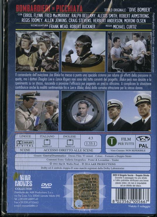 Bombardieri in picchiata di Michael Curtiz - DVD - 2