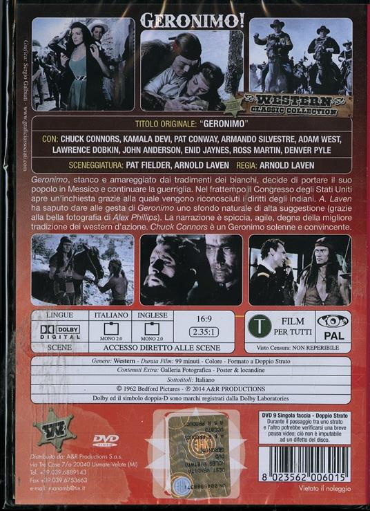 Geronimo di Arnold Laven - DVD - 3
