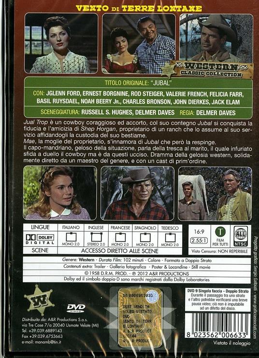 Vento di terre lontane di Delmer Daves - DVD - 2