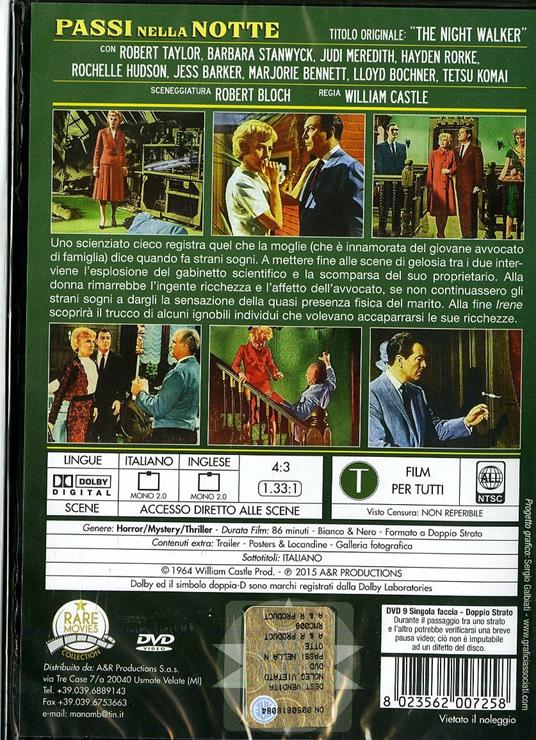 Passi nella notte di William Castle - DVD - 2