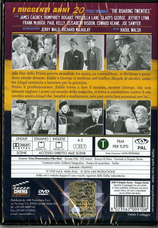 I ruggenti anni 20 di Raoul Walsh,Anatole Litvak - DVD - 2