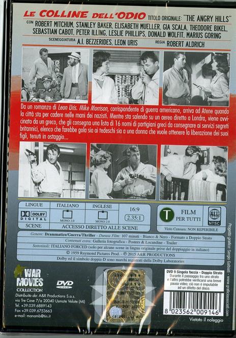 Le colline dell'odio di Robert Aldrich - DVD - 2