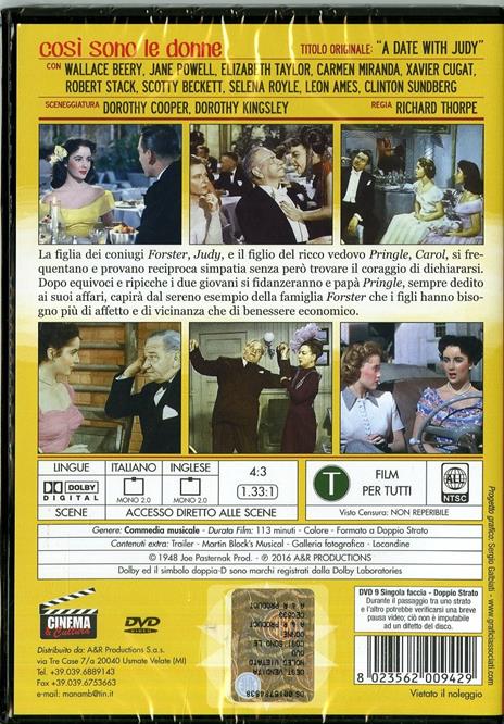 Così sono le donne di Richard Thorpe - DVD - 2