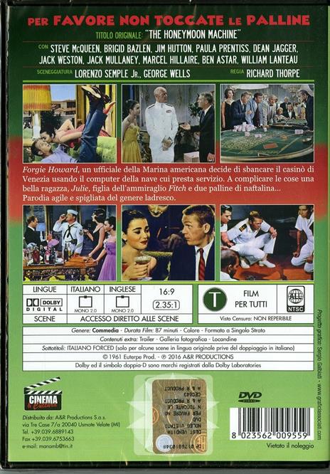 Per favore non toccate le palline - DVD - Film di Richard Thorpe Commedia