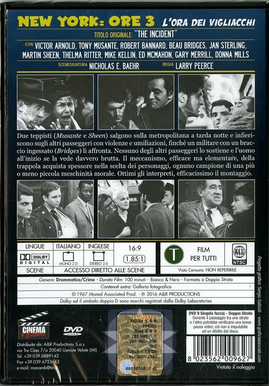 New York ore 3: l'ora dei vigliacchi di Larry Peerce - DVD - 2