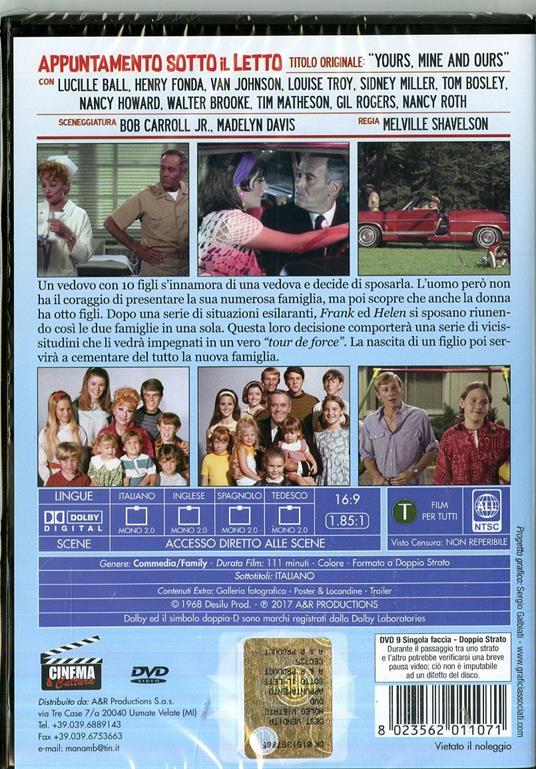 Appuntamento sotto il letto (DVD) - DVD - Film di Melville Shaveslon  Commedia | laFeltrinelli