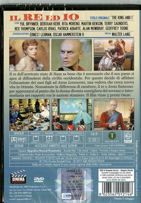 Il re ed io (DVD) di Walter Lang - DVD - 2