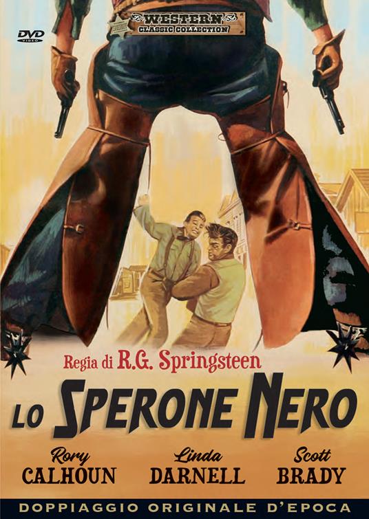 Lo sperone nero (DVD) di Robert G. Springsteen - DVD