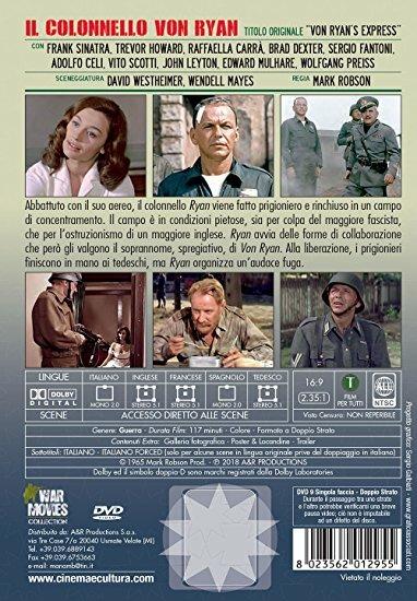 Il colonnello Von Ryan. Rimasterizzato in HD (DVD) di Mark Robson - DVD - 2