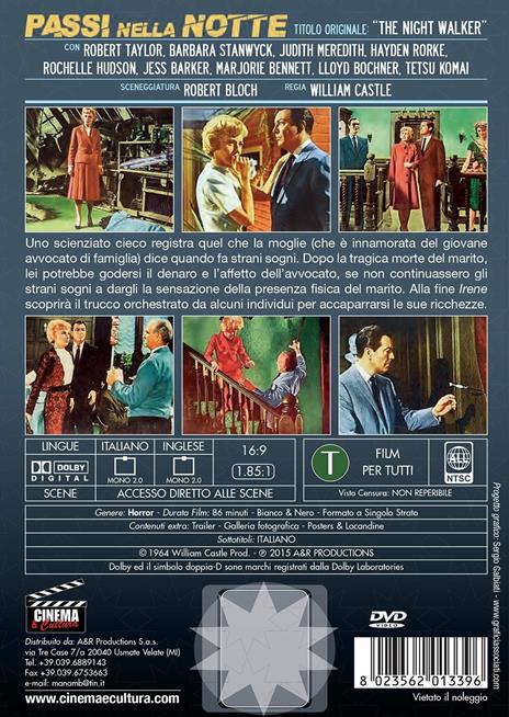 Passi nella notte di William Castle - DVD - 2