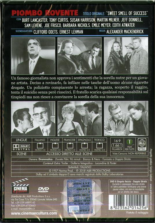 Piombo rovente (DVD) di Alexander Mackendrix - DVD - 2