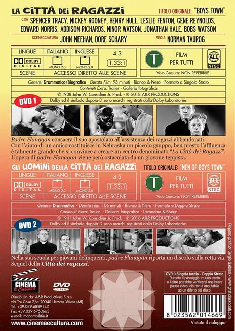 La città dei ragazzi - Gli uomini della città dei ragazzi (2 DVD) di Norman Taurog - DVD - 2