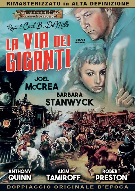 La via dei giganti di Cecil De Mille - DVD