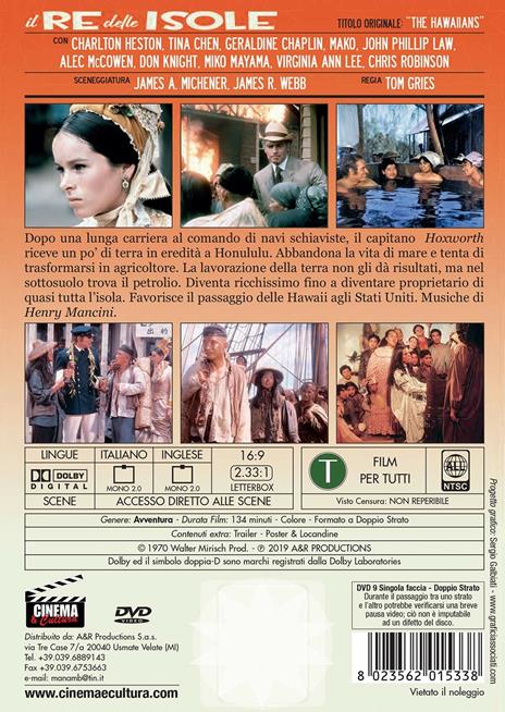 Il re delle isole (DVD) di Tom Gries - DVD - 2