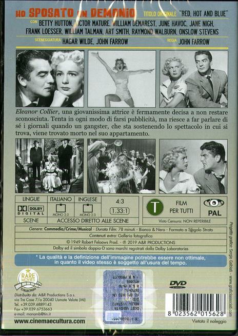 Ho sposato un demonio (DVD) di John Farrow - DVD - 2