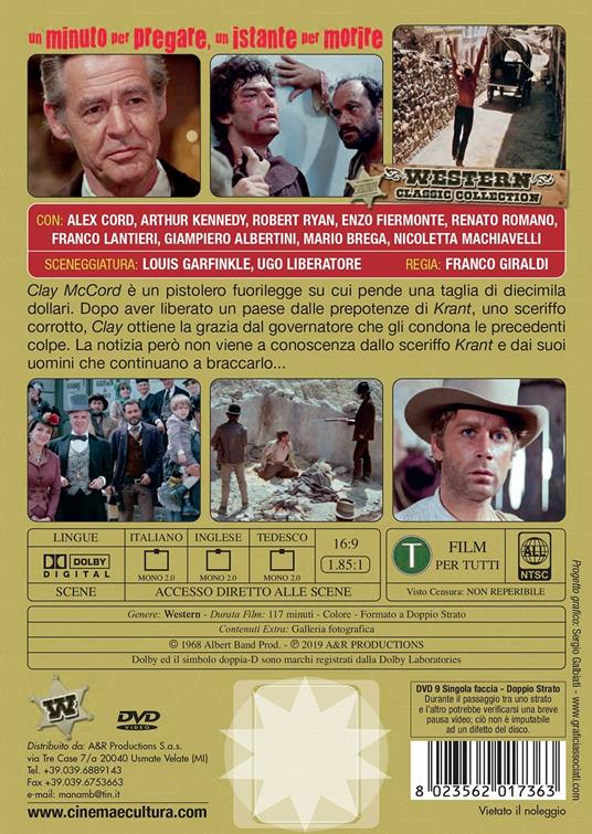 Un minuto per pregare, un istante per morire (DVD) di Franco Giraldi - DVD - 2