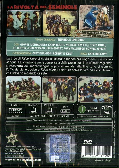 La rivolta dei Seminole (DVD) di Earl Bellamy - DVD - 2