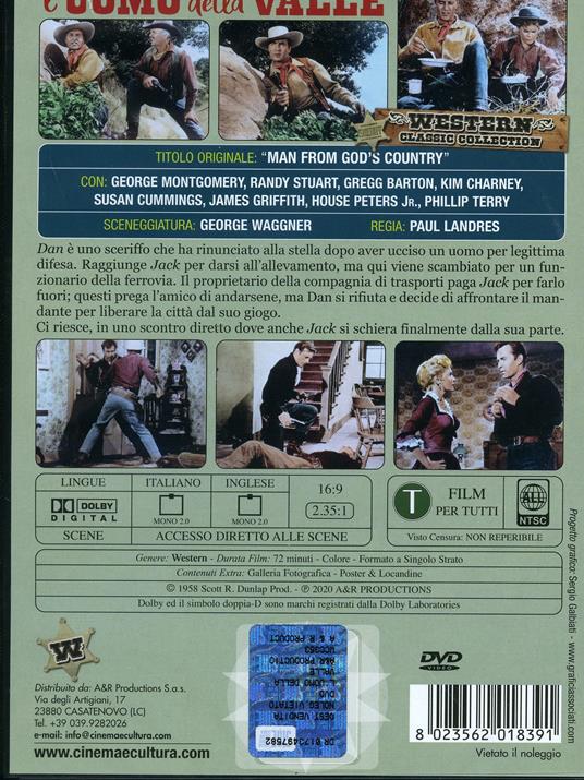 L' uomo della valle (DVD) di Paul Landres - DVD - 2