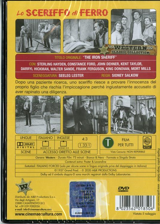 Lo sceriffo di ferro (DVD) di Sidney Salkow - DVD - 2