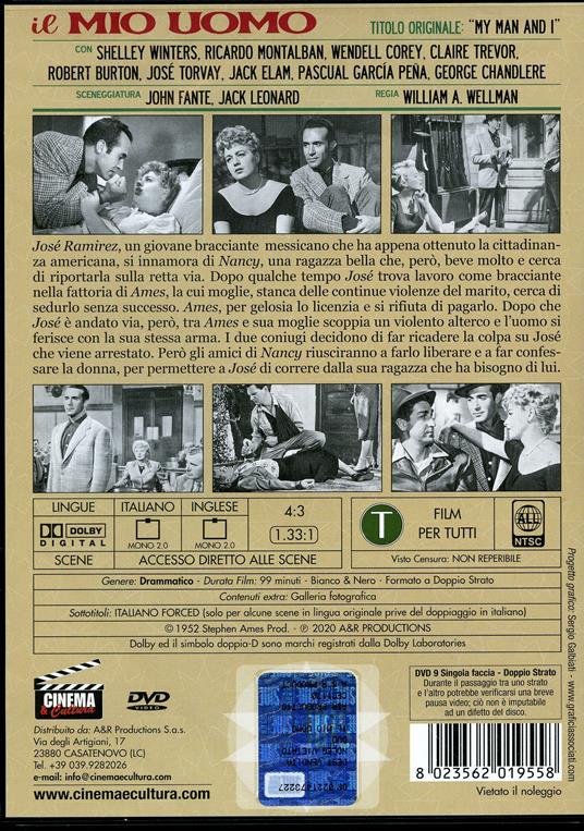 Il mio uomo (DVD) di William A. Wellman - DVD - 2