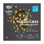 Catena 1000 Led 2+40 Metri Bianco Caldo