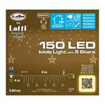 Ice Light Stelle 150 Led 400x80 cm. Bianco Caldo