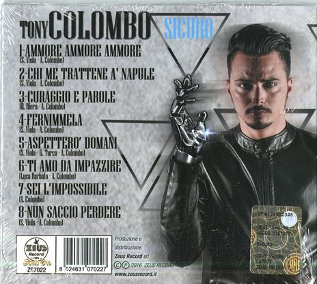 Sicuro - CD Audio di Tony Colombo - 2