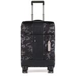 Piquadro Trolley Cabina 4 Ruote Brief Camouflage Blu