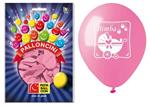 Palloncino Medium Battesimo Bimba. 16 Pz