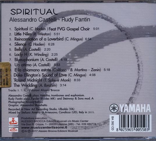 Spiritual - CD Audio di Alessandro Castelli - 2