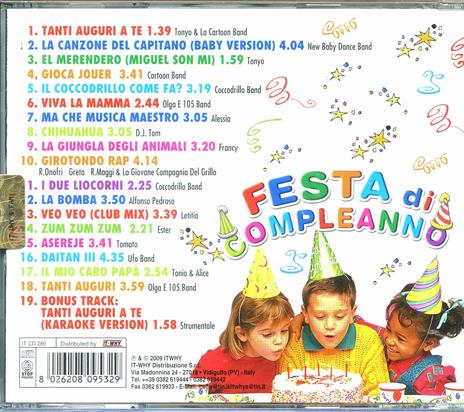Festa di compleanno - CD