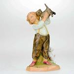 Fontanini Bimbo Con Gatto 12Cm In Resina Statuetta Statuina Presepe