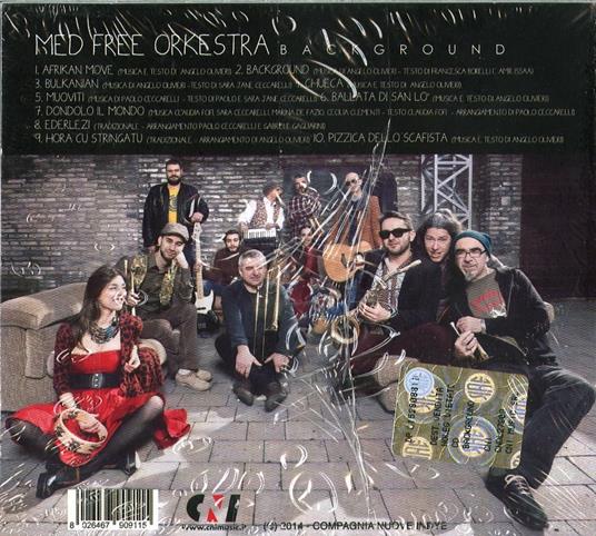 Background - CD Audio di Med Free Orkestra - 2