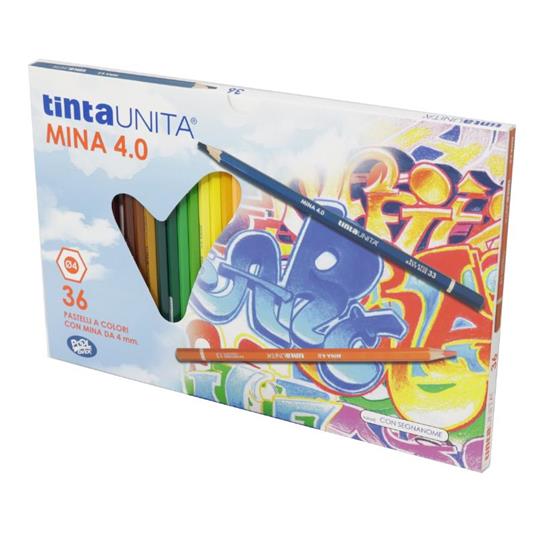 Pastelli Tinta Unita Mina 4.0 36Pz - Pool Over - Cartoleria e scuola