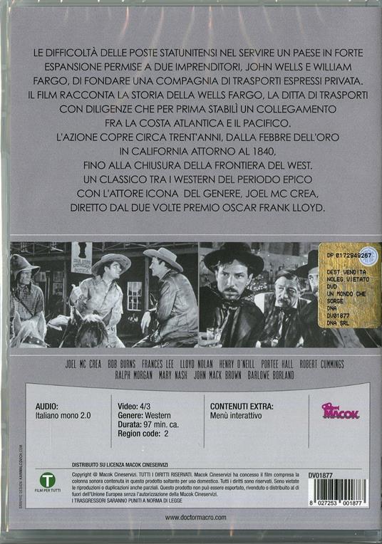 Un mondo che sorge di Frank William G. Lloyd - DVD - 2