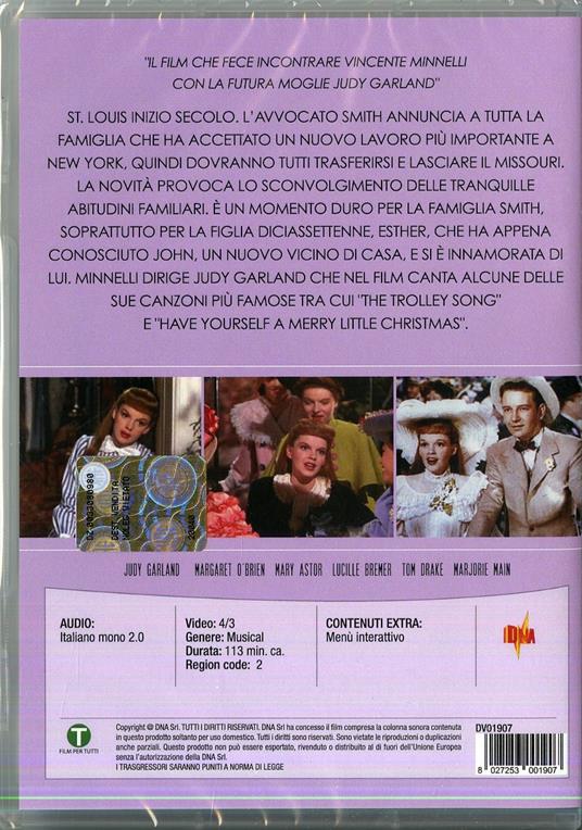 Incontriamoci a Saint Louis di Vincente Minnelli - DVD - 2