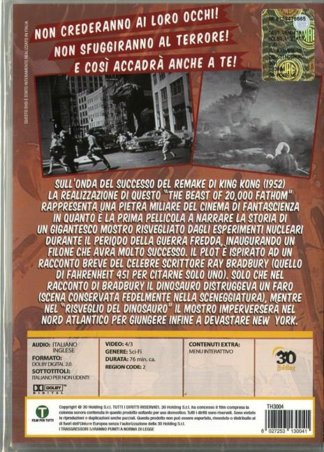 Il risveglio del dinosauro di Eugene Louriè - DVD - 2