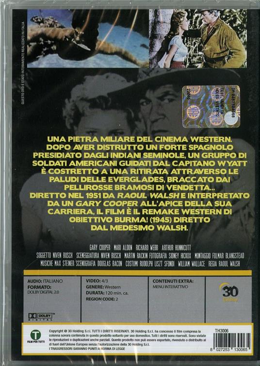 Tamburi lontani di Raoul Walsh - DVD - 2