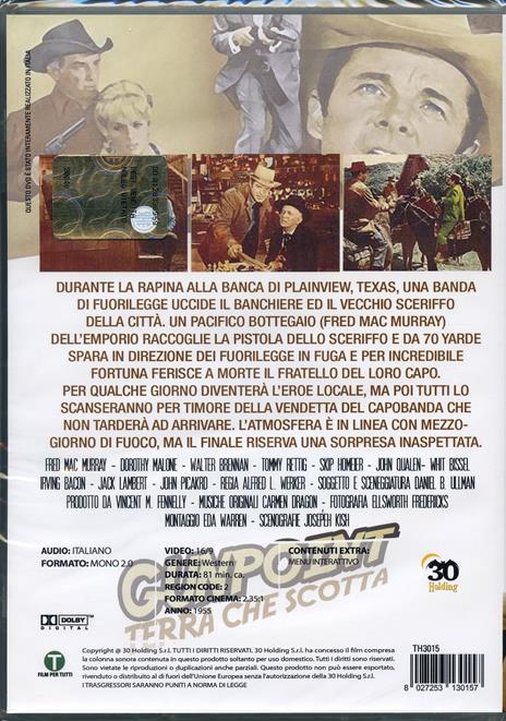 Gun Point. Terra che scotta di Alfred L. Werker - DVD - 2