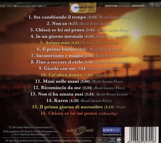 Ricomincio da me - CD Audio di Nick Luciani - 2