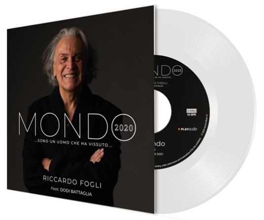 Mondo 2020 (feat. Dodi Battaglia) (White Coloured 7" Vinyl) - Vinile 7'' di Riccardo Fogli