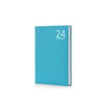 Agenda InTempo Text 2024, 12 mesi giornaliera Balacron Azzurro - 15x21 cm