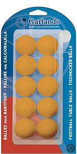 Garlando - Palline da Calcio Standard Unisex, 33,1 mm, Colore: Arancione