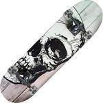 Skateboard Tribe Pro White Skull