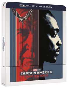 Film Captain America. Brave New World. Steelbook (Blu-ray + Blu-ray Ultra HD 4K) Julius Onah