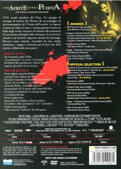 Non aprite quella porta (2 DVD) - DVD - Film di Marcus Nispel Fantastico |  Feltrinelli