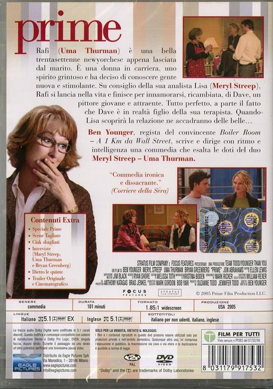 Prime di Ben Younger - DVD - 2