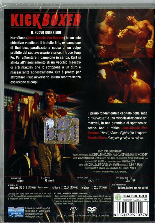 Kickboxer. Il nuovo guerriero - DVD - Film di Mark Disalle Avventura |  laFeltrinelli